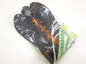 未使用品　黒足袋(25センチ・4枚コハゼ)